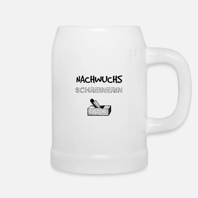 Nachwuchs Schreinerin - Tischler Geschenkidee - Bierkrug - Weiß