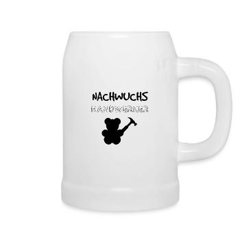 Nachwuchs Handwerker - Geschenk Geburt Baby Kind - Bierkrug - Weiß - Rechts