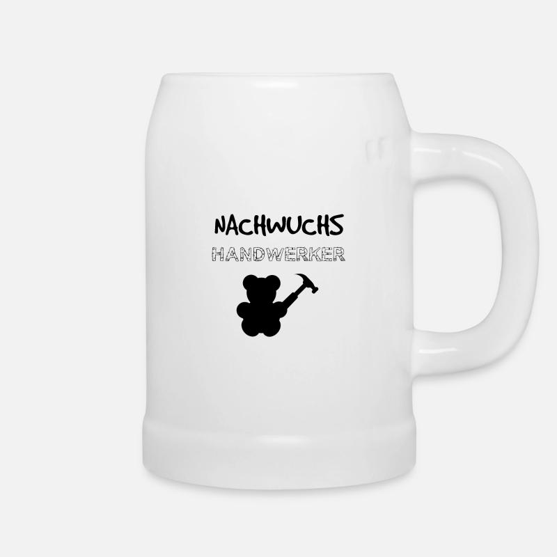 Nachwuchs Handwerker - Geschenk Geburt Baby Kind - Bierkrug - Weiß