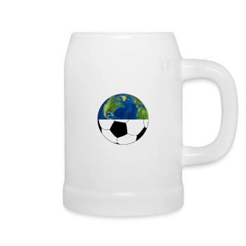 football - Chope en céramique - blanc - Droite