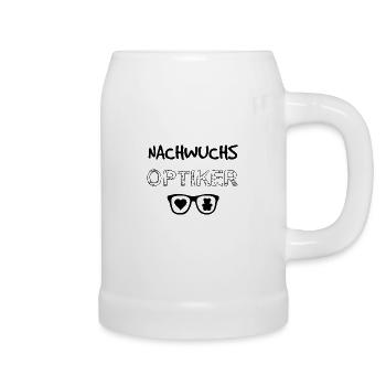Nachwuchs Optiker - Geschenkidee Geburt Kind Baby - Bierkrug - Weiß - Rechts