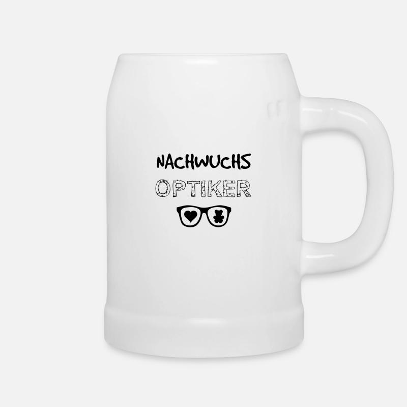 Nachwuchs Optiker - Geschenkidee Geburt Kind Baby - Bierkrug - Weiß