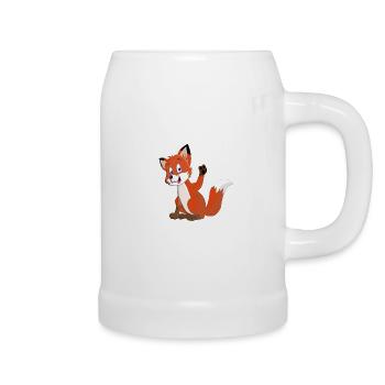 Fox - Beer Mug - white - Right