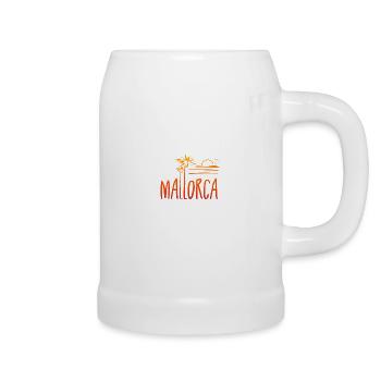 Mallorca - Beer Mug - white - Right