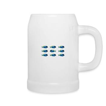 Just be yourself self-confidence against the current - Beer Mug - white - Right