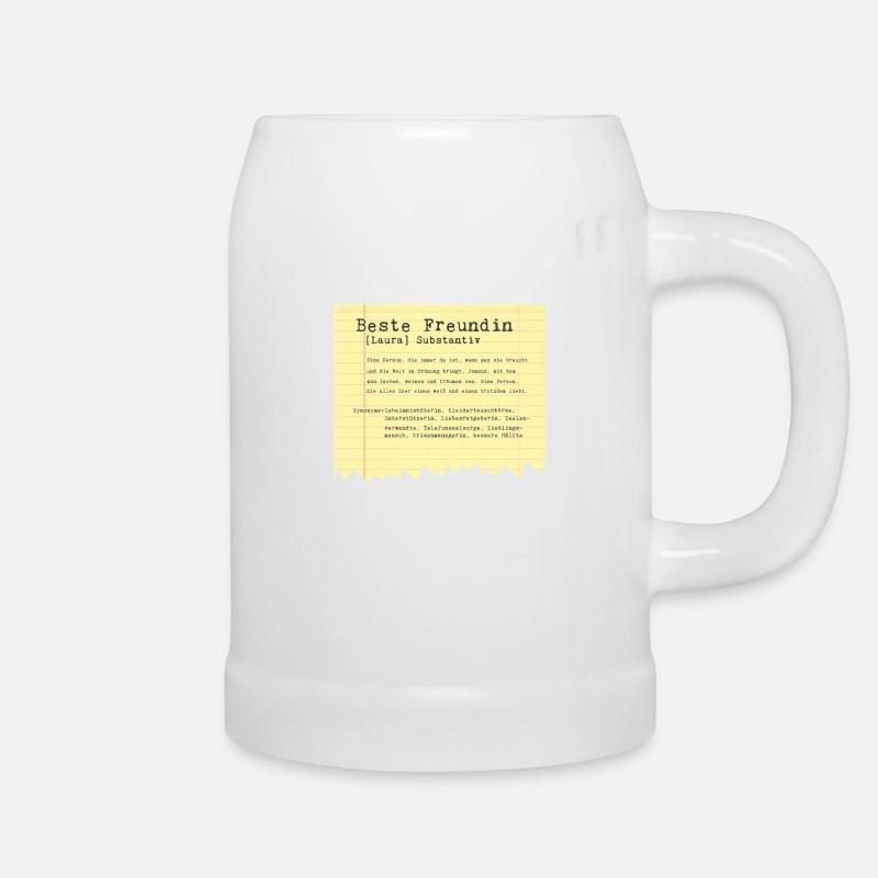 Beste Freundin Laura - Bierkrug - Weiß