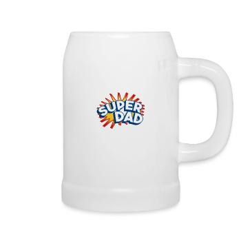 Père et fils Best Daddy Super Dad Paternity - Chope en céramique - blanc - Droite