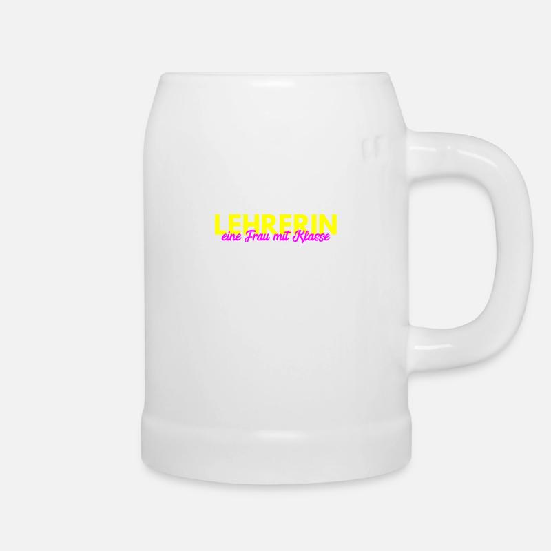 Lehrerin - Bierkrug - Weiß