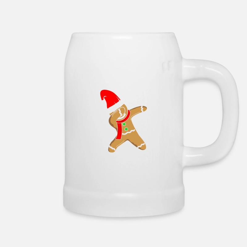 Lebkuchen Kinder Xmas Gingerbread DAB Weihnachten - Bierkrug - Weiß