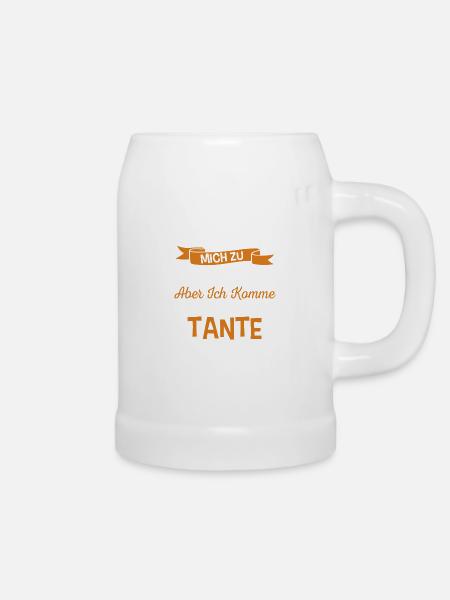 Lustig Spruch Tante Tanten Familie Geschenk - Bierkrug - Weiß