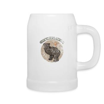Grandpa Bear - Bierkrug - Weiß - Rechts