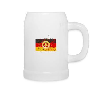 Alter Mann In DDR Aufgewachsen - Bierkrug - Weiß - Rechts