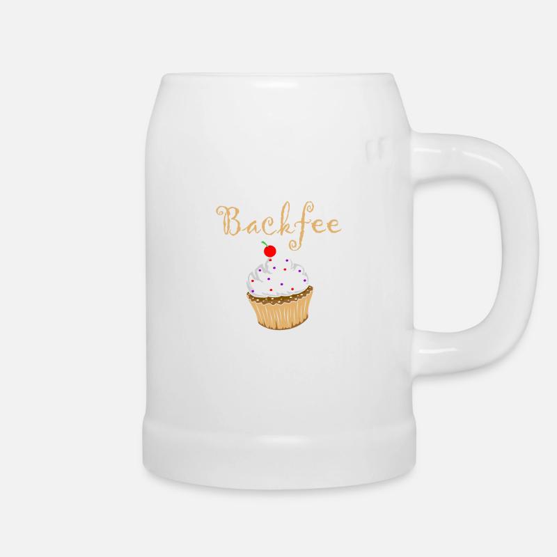 Backfee Backen Bäckerin Konditorin Hobbybäckerin - Bierkrug - Weiß