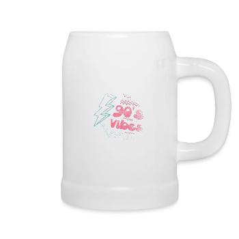 90's Vibes 90s 90s - Beer Mug - white - Right