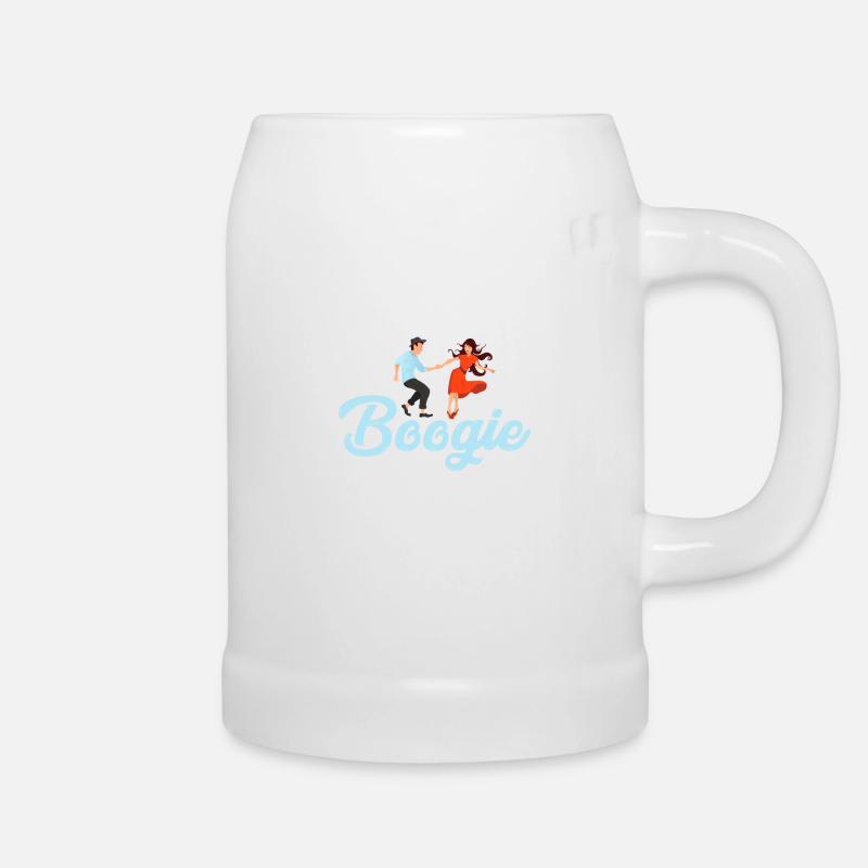 Boogie Woogie Dance - Bierkrug - Weiß