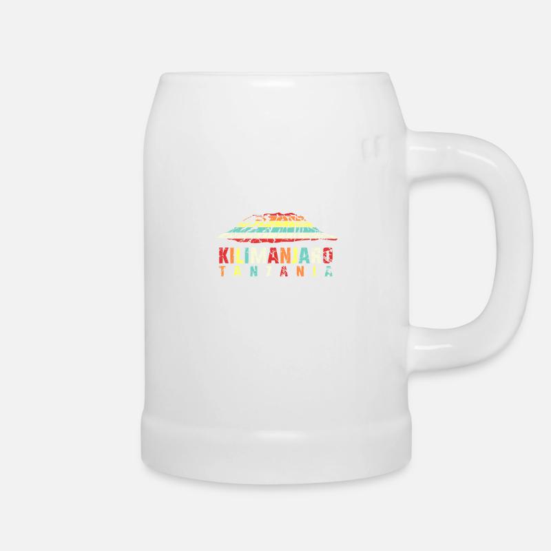Kilimanjaro - Beer Mug - white