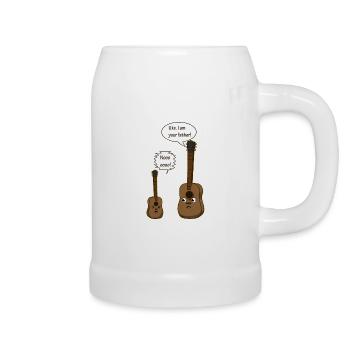 Guitar Father - Bierkrug - Weiß - Rechts