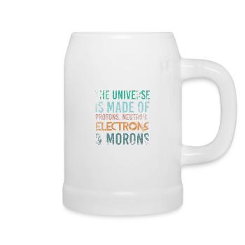 Physics student physicist physics science science - Beer Mug - white - Right