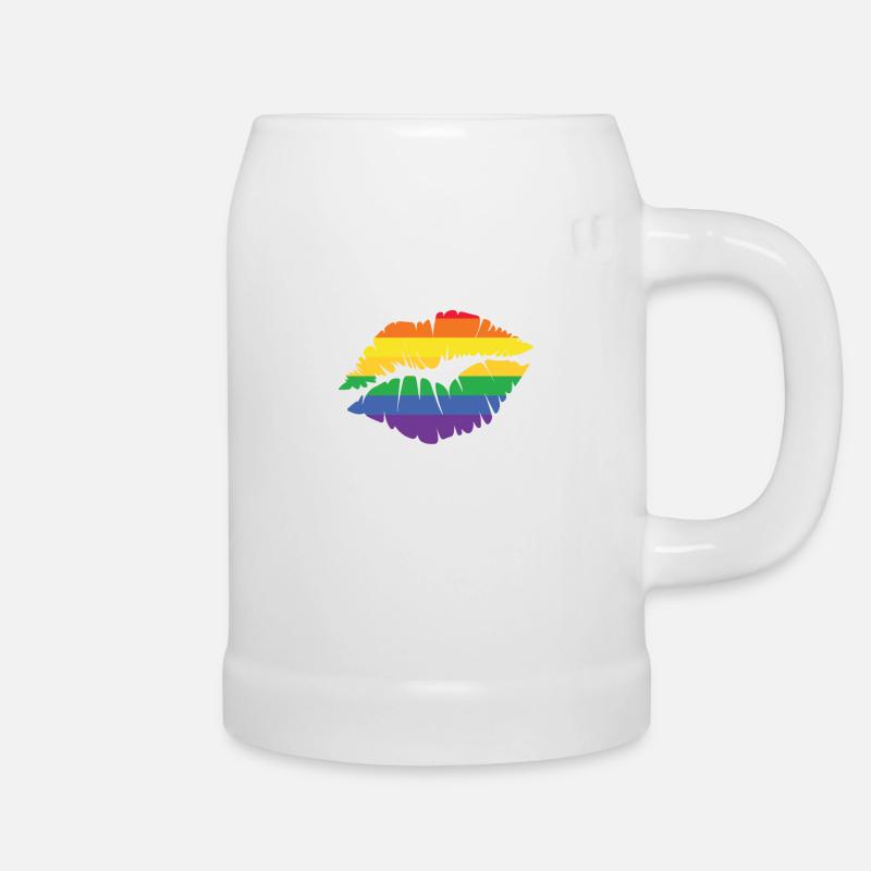 LGBT - Bierkrug - Weiß