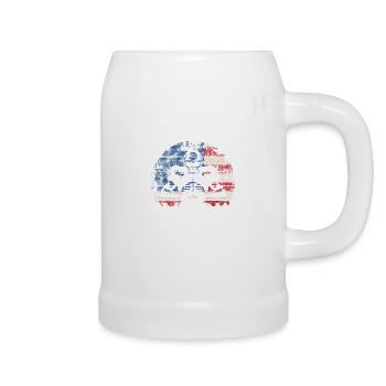 American football - Beer Mug - white - Right