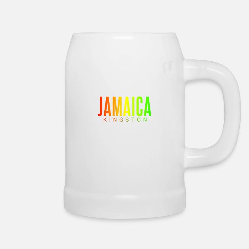 Jamaica / Kingston - Beer Mug - white