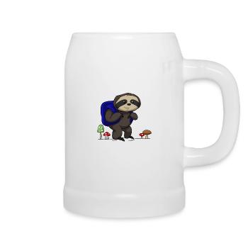 Sloth backpack fautier excursion hike - Beer Mug - white - Right