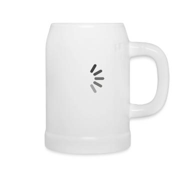 I'm thinking - Beer Mug - white - Right