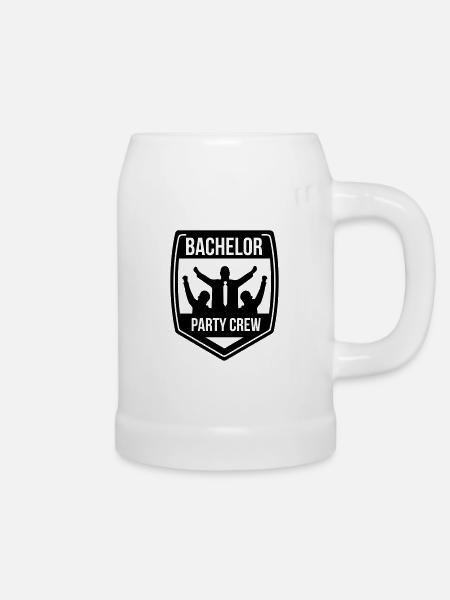 Junggesellenabschied - Bierkrug - Weiß