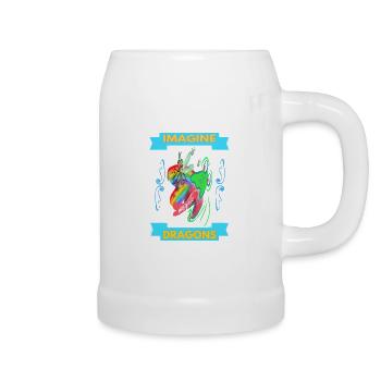 Imagine Dragon - Beer Mug - white - Right