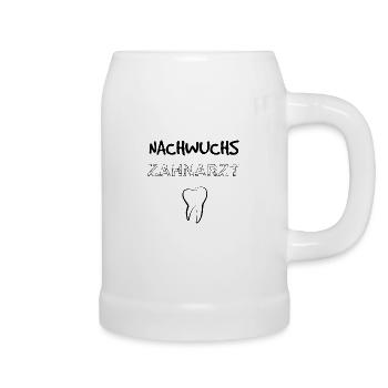 Nachwuchs Zahnarzt - Geburt Baby Geschenkidee - Bierkrug - Weiß - Rechts