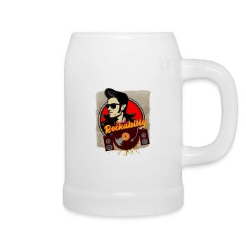 rockabilly - Beer Mug - white - Right