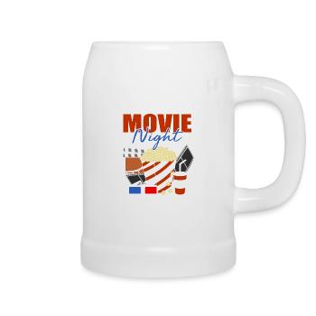 Cinema Lover - Bierkrug - Weiß - Rechts