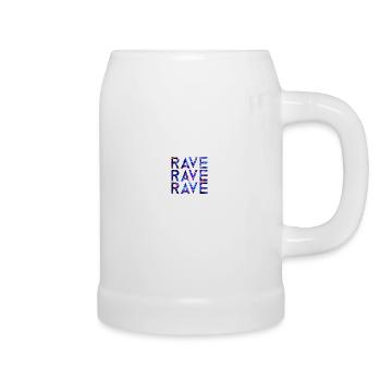 Rave Rave Rave - Beer Mug - white - Right