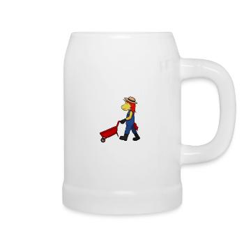 Gardener Unicorn - Bierkrug - Weiß - Rechts
