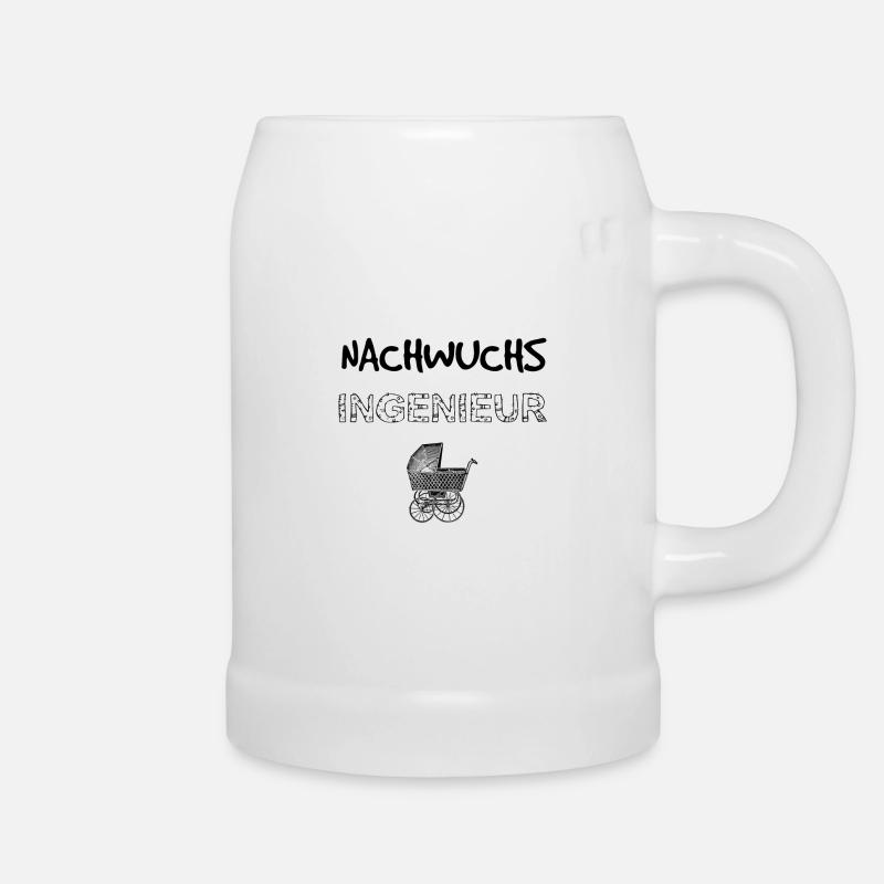 Nachwuchs Ingenieur Geburt Baby Geschenkidee - Bierkrug - Weiß