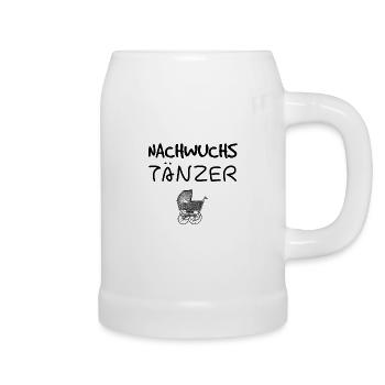 Nachwuchs Tänzer - Geschenkidee Geburt Baby Kind - Bierkrug - Weiß - Rechts