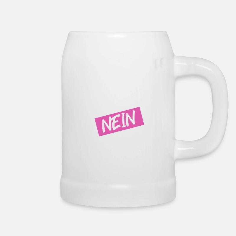 Warum hast Du nicht nein gesagt - Bierkrug - Weiß