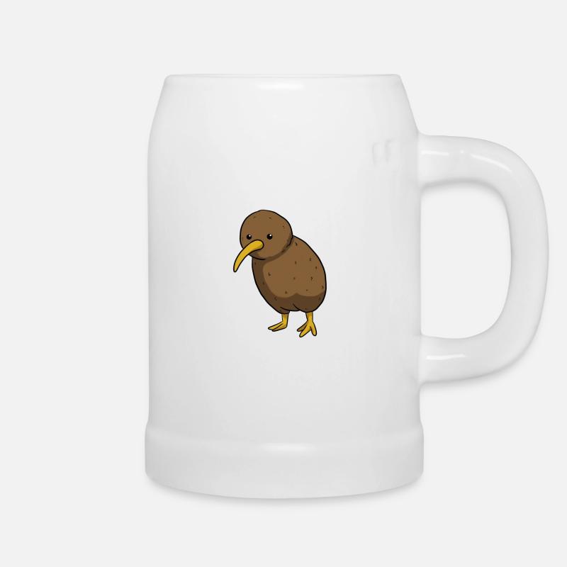Kiwi bird - Beer Mug - white
