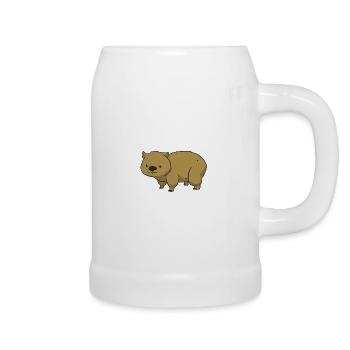 wombat - Chope en céramique - blanc - Droite