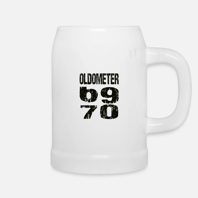 70th Birthday - Beer Mug - white
