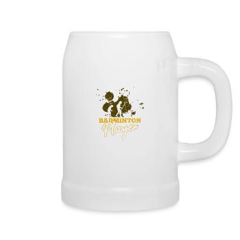 Cool Badminton - Beer Mug - white - Right