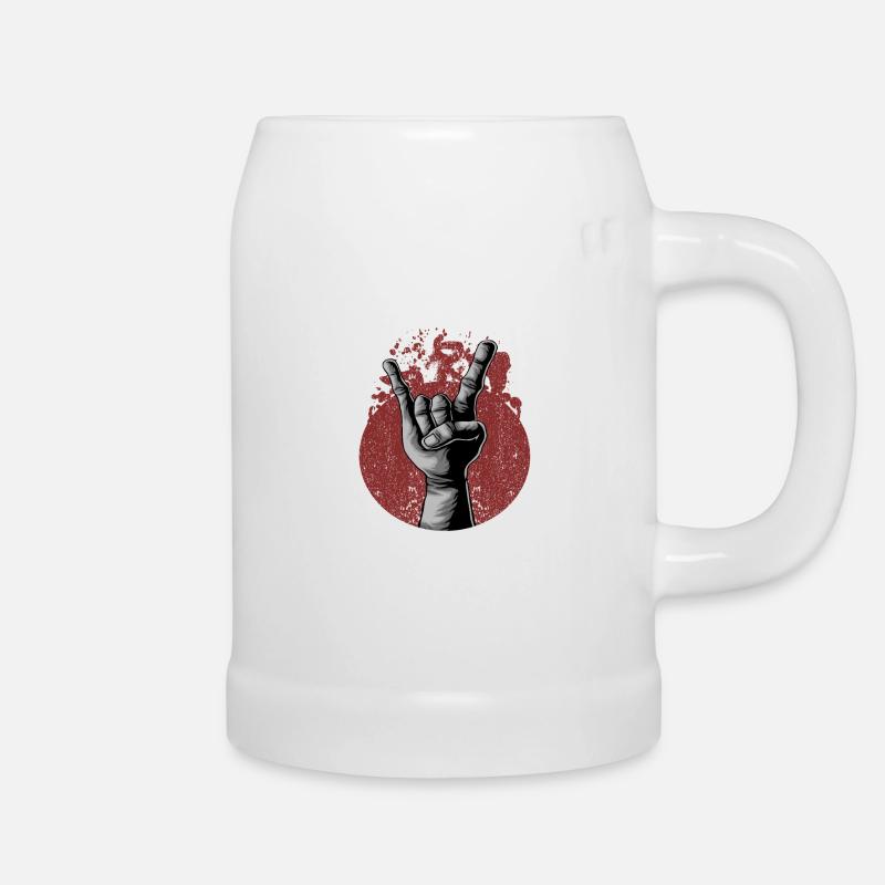 Hardrock geschenk - Bierkrug - Weiß