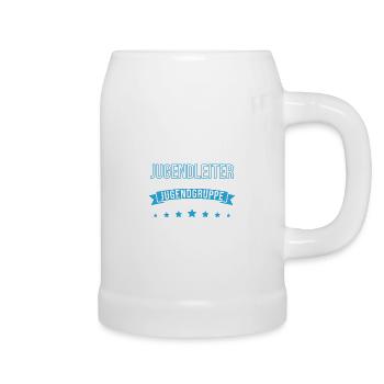 Lustig Jugendleiter Jugendgruppe Spruch Geschenk - Bierkrug - Weiß - Rechts