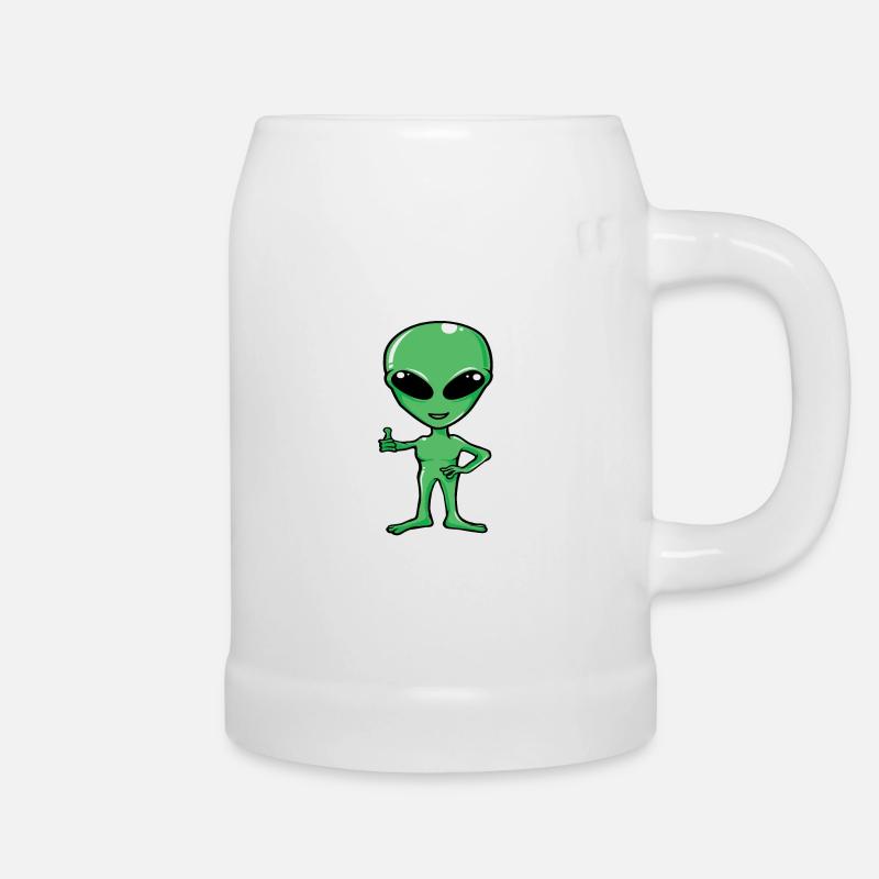 UFO - Beer Mug - white