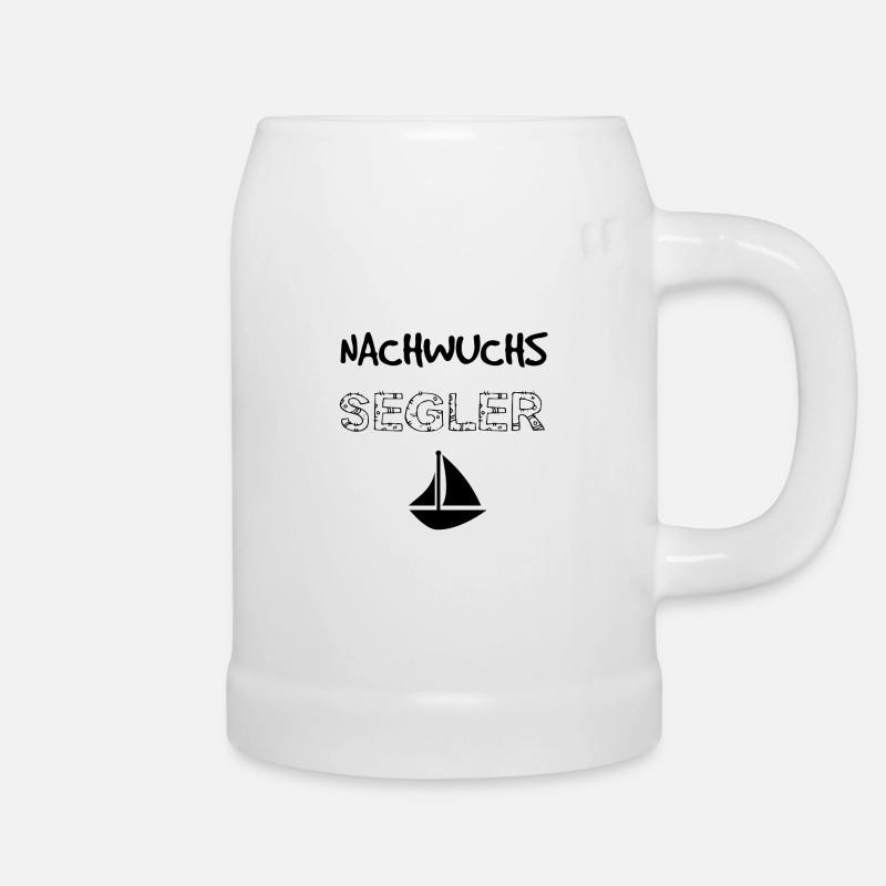Nachwuchs Segler - Geburt Baby Geschenk Kind - Bierkrug - Weiß