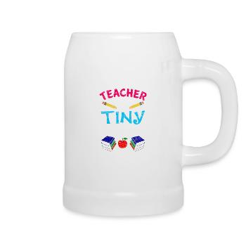 Primary school teacher primary school teacher - Beer Mug - white - Right