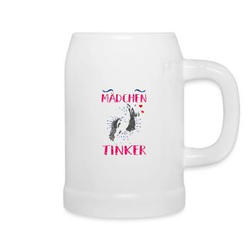 Tinker Pferd - Bierkrug - Weiß - Rechts