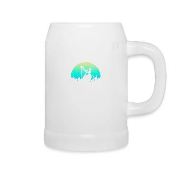 Harpe céleste - Chope en céramique - blanc - Droite