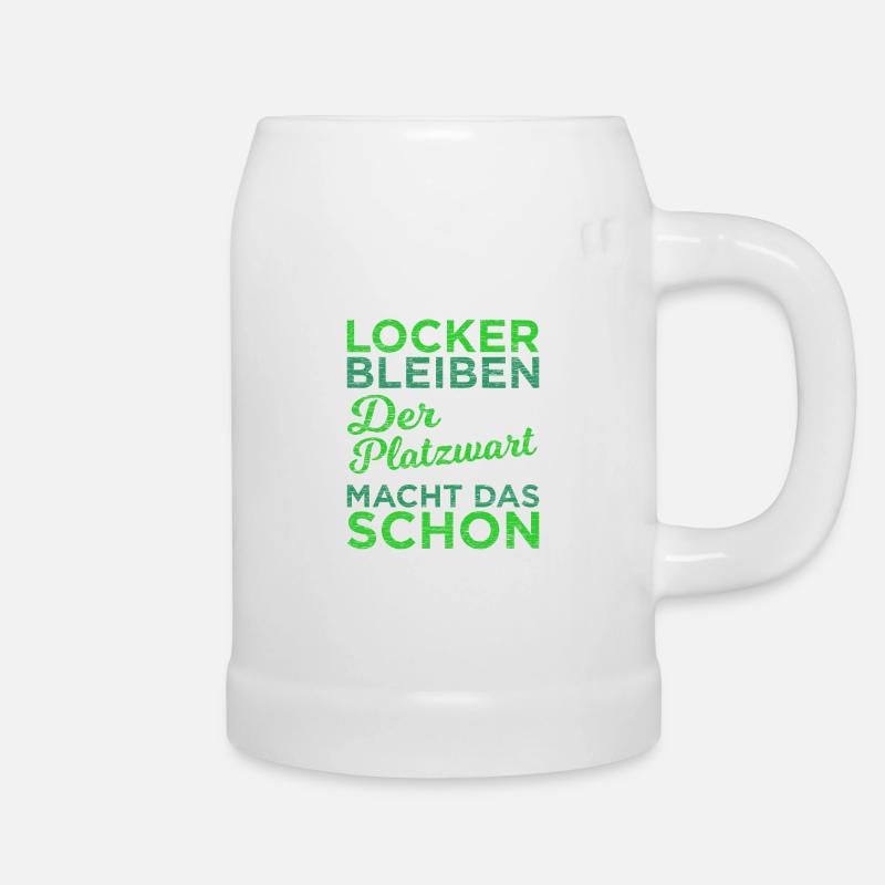 Greenkeeper Geschenk - Bierkrug - Weiß