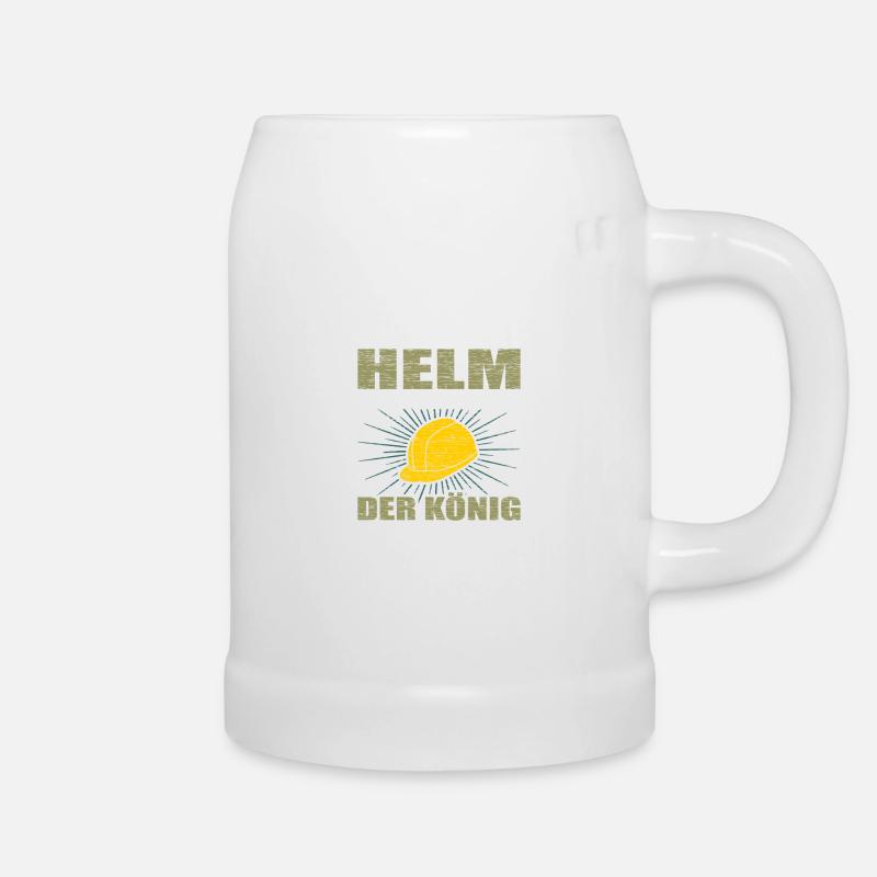 Bauleiter - Bierkrug - Weiß